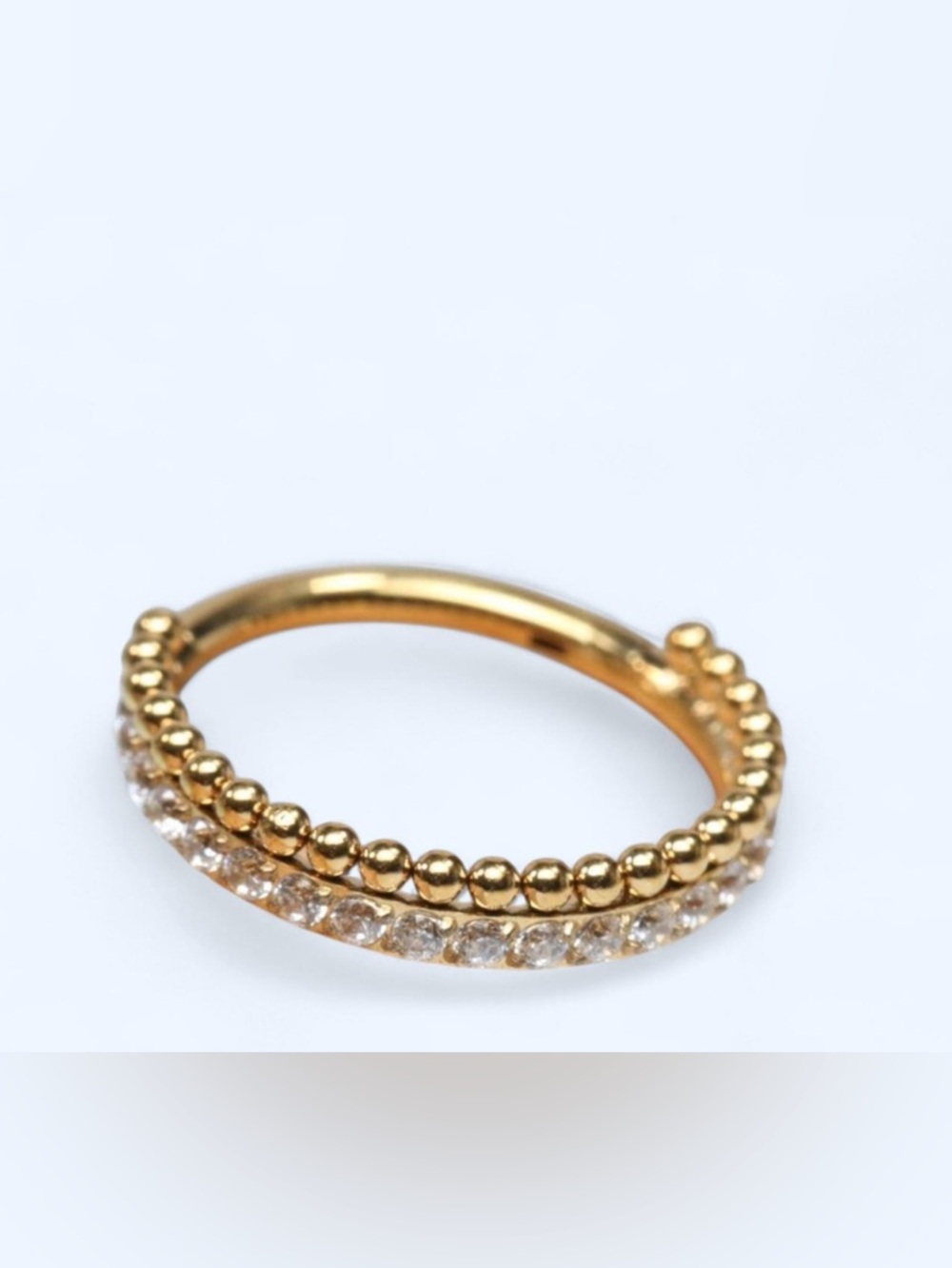 Daith/Conch/Nose Hoop piercing 16g 10mm inner diameter | Ear Stack Boho | Dainty